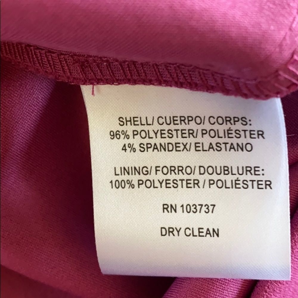 Donna Morgan Raspberry Size 12 Dress - Picture 7 of 7